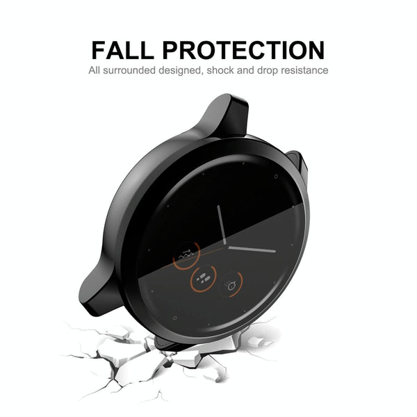For Garmin Venu 2 45mm / Vivoactive 4 45mm ENKAY Hat-Prince Full Coverage Electroplate TPU Soft Case(Black)