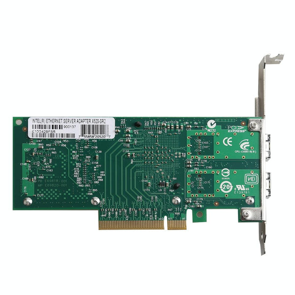 XXA037 Intel 82599 Dual SFP Port  PCI Express FCoE PCIe x8 10 Gigabit Ethernet Network Optical LAN Card Adapter