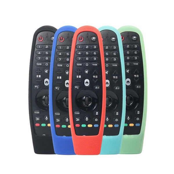 Suitable for LG Smart TV Remote Control Protective Case AN-MR600 AN-MR650a Dynamic Remote Control Silicone Case(Black)