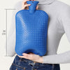 3000ml Large-Capacity Hot Water Bottle Injection Water Heating Foot Bed Warmer Quilt PVC Warmer Water Bag(Clear Rose)