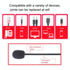 VT200 Single Ear Telephone Headset Operator Headset With Mic,Spec: 3.5mm Double Plug With Tuning