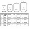Travel Abrasion-resistant Elastic Luggage Protective Cover Suitcase Dust Covers, Size:22-24 inch(Gradient Ripple)