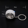 Portable Car Diamond Key Chain Key Rings(Black)