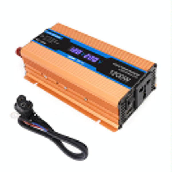 Carmaer Modified Sine Wave 48V to 220V 1200W Car Multi-function Double Digital Display Inverter Household Power Converter