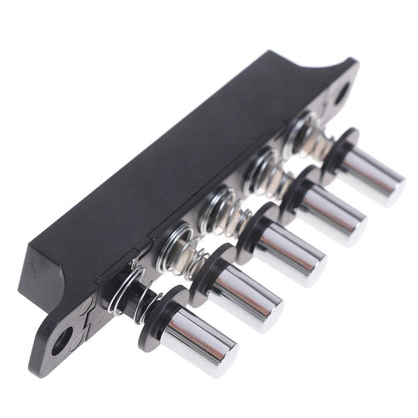 Five-position Plug-in Button Switch Range Hood Piano-key Switch(Silver)