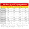 100 PCS/Set Matte Aluminum Foil Snack Stand-up Pouch, Size:18x26+4cm(Pink)