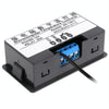 High-precision Microcomputer Intelligent Digital Display Switch Thermostat, Style:12V Power Supply(Red and Blue Display)