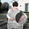 Anti-exposure Nursing Pad Outdoor Fig Leaf Stroller Mosquito Net, Color: Gray Crown