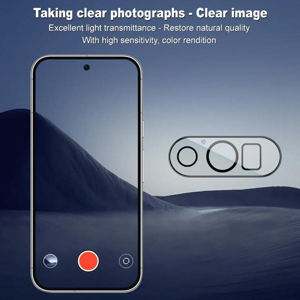 For Google Pixel 9 Pro XL IMAK High Definition Rear Camera Glass Lens Film, Black Eye Design
