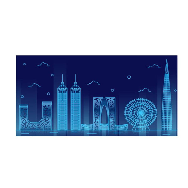 SY004 Resort Seaside Portable Diving Printed Microfiber Beach Towel(Linear Suzhou)