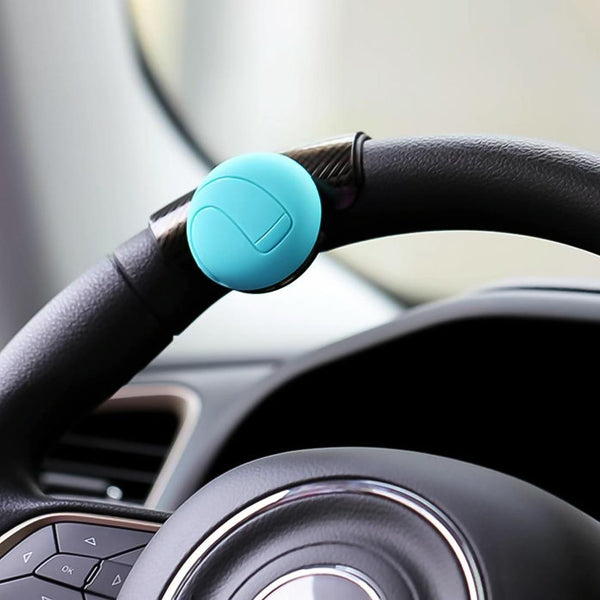 3R-2151 Car Auto Universal Steering Wheel Spinner Knob Auxiliary Booster Aid Control Handle Car Steering Wheel Booster Wheel Strengthener Auto Spinner Knob Ball(Blue)