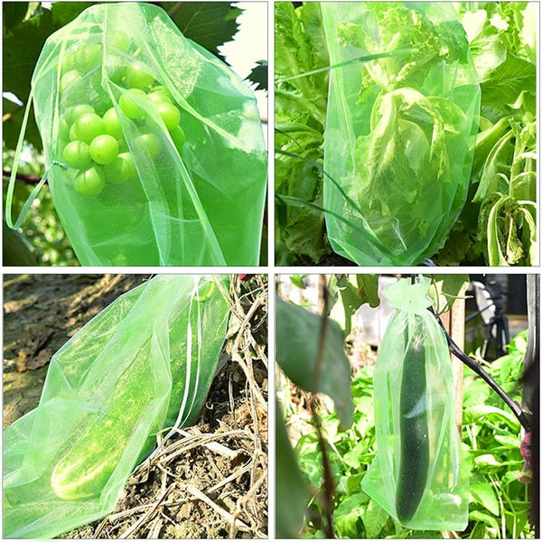 100pcs /Pack  Fruit Protection Bag Anti-Insect And Anti-Bird Net Bag 30 x 40cm(Red)