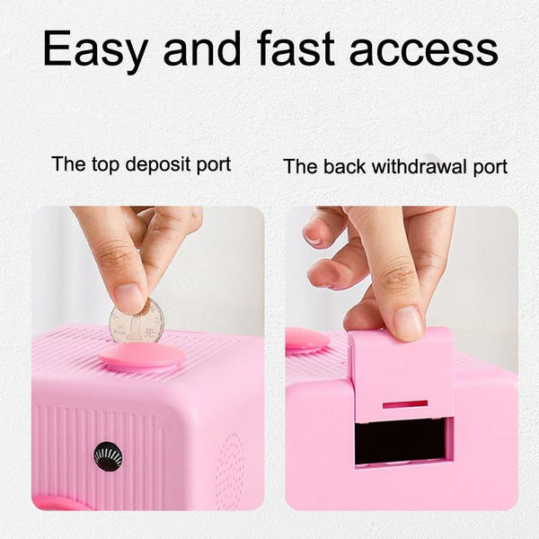 Emoji Expression Voice Electric Piggy Bank(Pink)