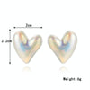 E2209-8 Symphony Asymmetric Love Stud Earrings Jewelry