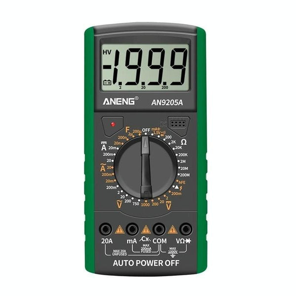 ANENG Automatic High-Precision Intelligent Digital Multimeter, Specification: AN9205A(Green)