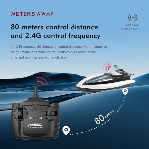 B8 Double Propeller Long Endurance High Speed Remote Control Boat(Red)