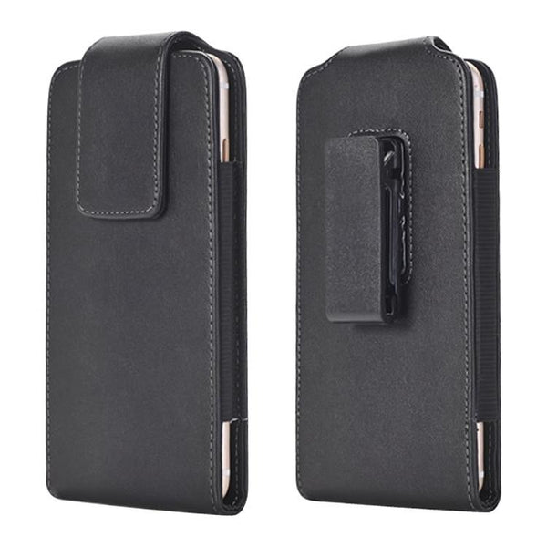 Small 5.5 Inch Cell Phone Holster With Belt Clip Rotary 360 Magnetic Closure