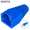 Network Cable Boots Cap Cover for RJ45, Green (500 pcs in one packaging , the price is for 500 pcs)(Blue)