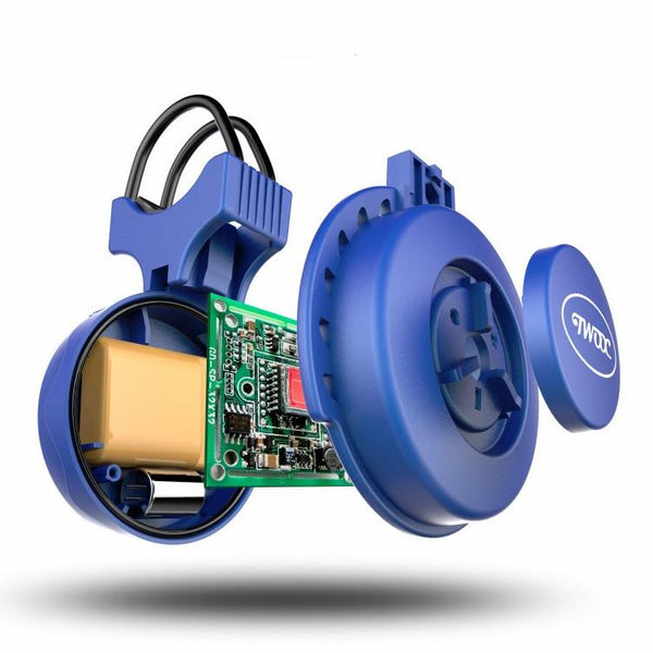 Twooc T-002 120dB Bicycle Scooter Accessories Equipped Electric Bell USB Charging Horn(Blue)