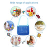 Children Shell Collection Bag Beach Toys Organizer Storage Bag(Navy Lake Blue)