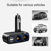 SHUNWEI SD-1918 80W 3.1A Car 2 in 1 Dual USB Charger (White)