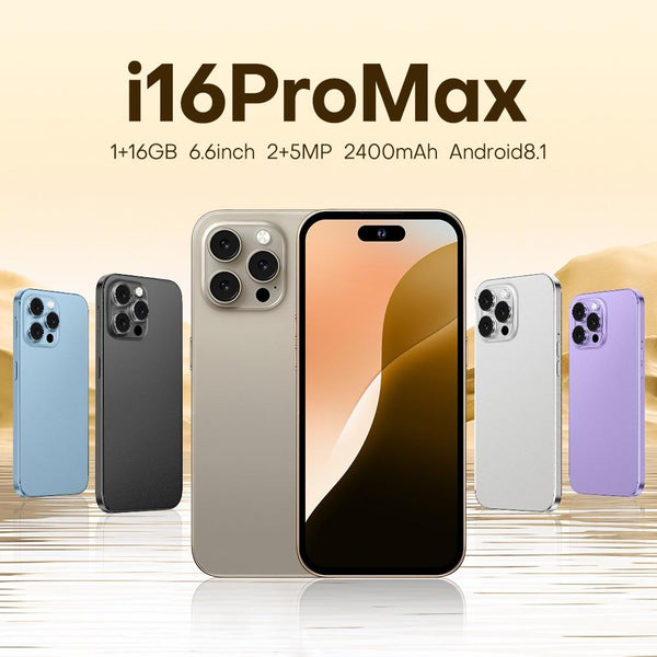U218 / i16 Pro Max, 1GB+16GB, 6.6 inch Android 8.1 MTK6580A Quad Core, OTG, Network: 3G, Dual SIM, Plug:EU Plug(White)