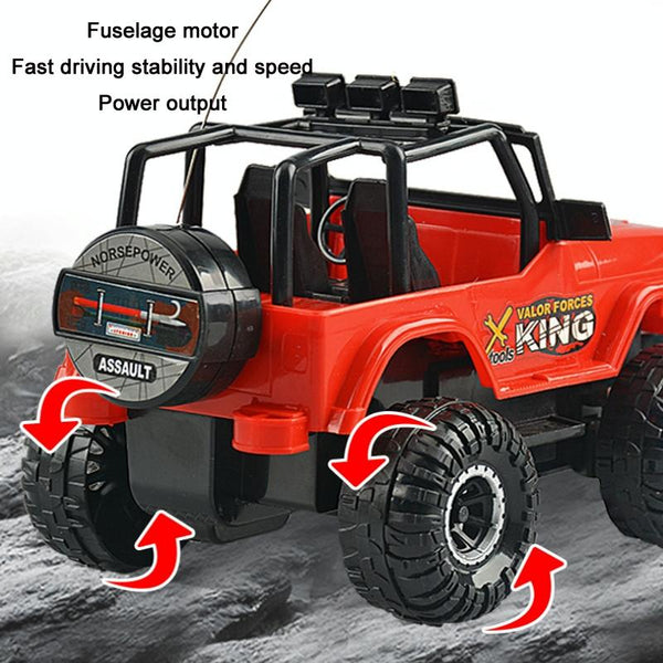 USB Charging Electric Children Remote Control Car Toys(Red Buggy)