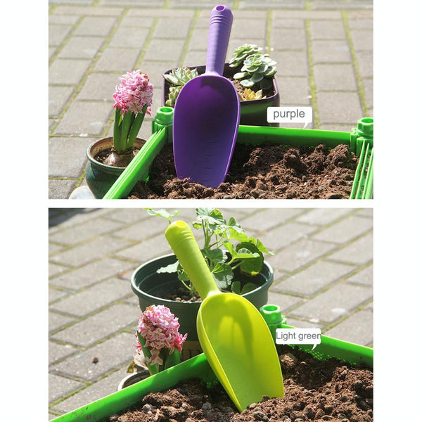 Plastic Soil Shovel Spoon Teaspoons Plastic Shovel Garden Tools Bucket Shovel Potted Cultivation Cylinder Mini Fleshy Plant Soil Spade Shovel, Random Color Delivery