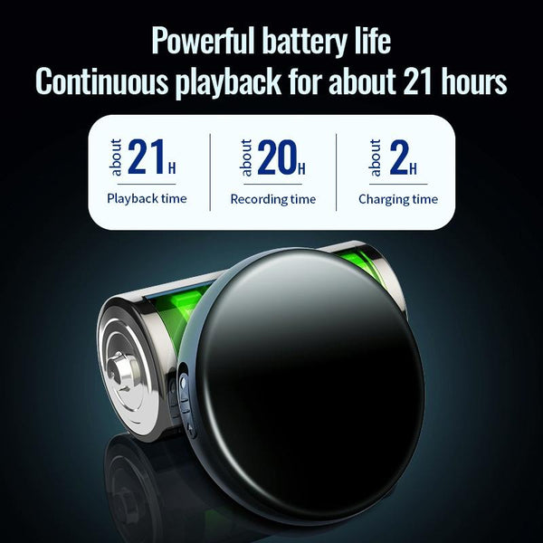 JNN M29 Portable Noise Reduction Smart Voice Control Magnetic Recorder, Memory:64GB