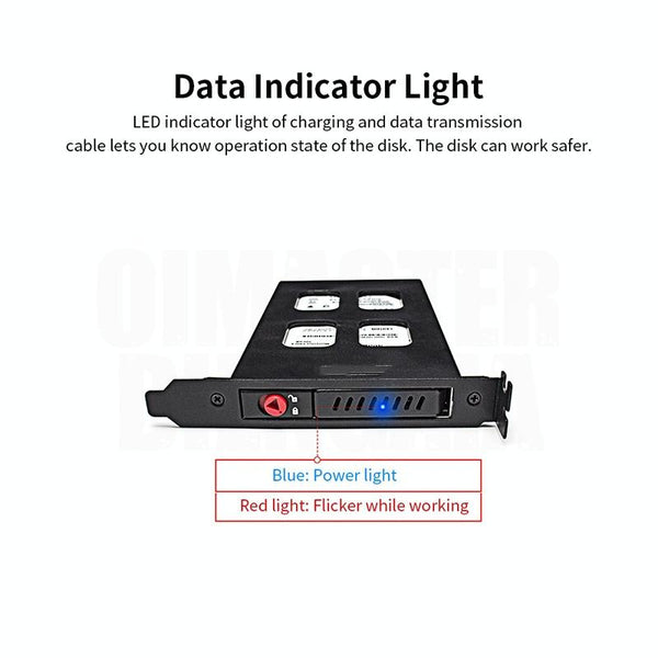 OImaster MR-9100 PCI Single-Disk Hard Disk Box Built-In Hard Disk Rack