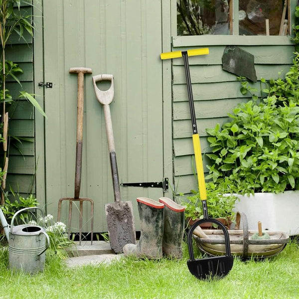 Outdoor Patio Manual Edging Shovel Household Gardening Lawn Edging Tool, Style: Sharpened V Edge