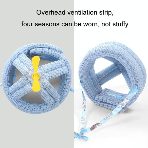 Bamboo Dragonfly Baby Toddler Anti-fall Pillow Protection Pad, Color: Blue