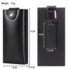 Litchi Texture Waist Belt Wallet Bag For Folding Screen Phone(Black)