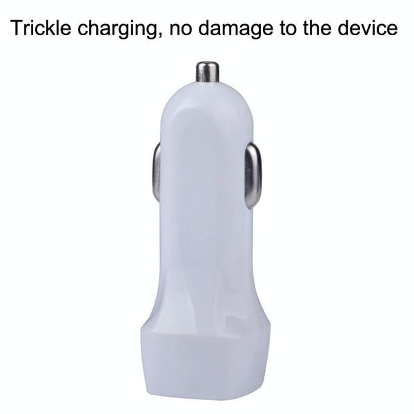 522AL Fast Charging With Cable Car Charging, Output Interface: Micro USB (White)