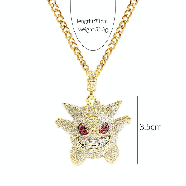 N1910-6 Elf Exaggerated Hip Hop Style Necklace Collarbone Chains