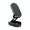 D11 Magnetic Folding Car Phone Holder Rotatable Dashboard Stick-On Navigation Stand(Black Gloosy)