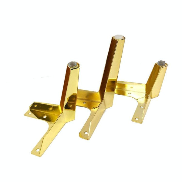 LH-FJ0039 Metal Furniture Support Legs, Height: 15cm(Titanium)