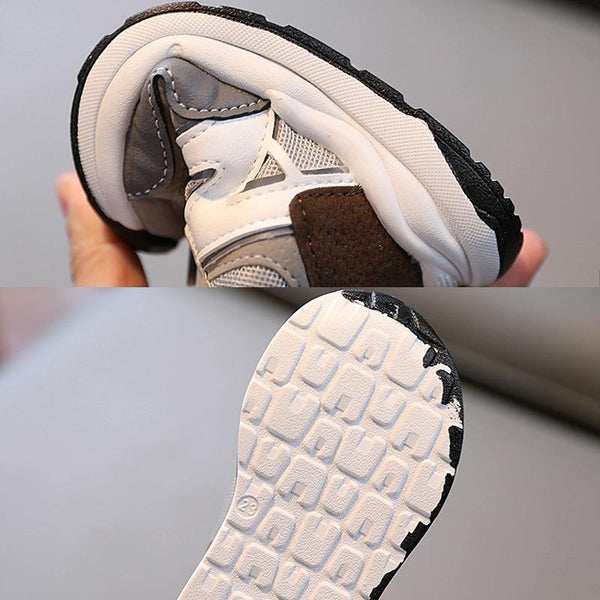 628 Children Sports Mesh Shoes Baby Soft Sole Running Shoes, Size: 22(White)