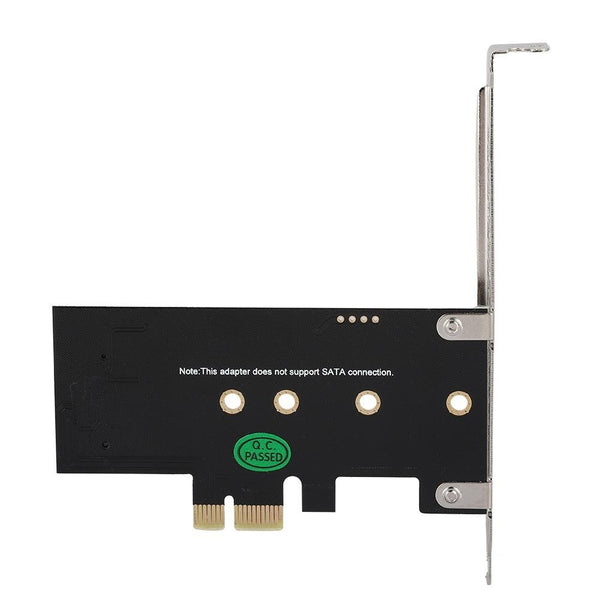 PCI-E 1X To M.2 NVME KEY-M SSD Riser Card Adapter Without Baffle