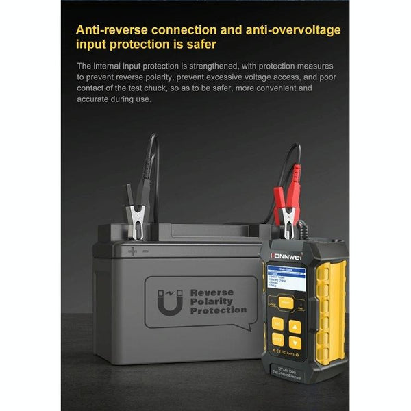 KONNWEI KW510 3 in 1 Car Battery Tester / Charger / Repairer, Support 8 Languages(US Plug)