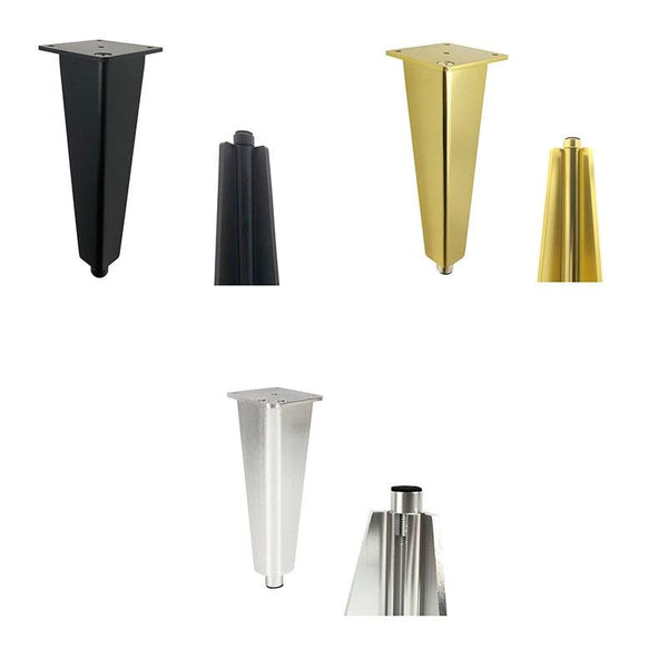 Adjustable All Aluminium Furniture Stand Legs, Height: 12cm(Gold)