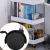 10pcs Swivel Furniture Casters Office Chair Baby Crib Sofa Wheel, Spec: 1 Inch Without Brake