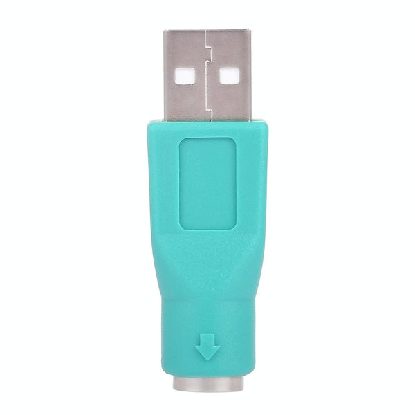 USB A Plug to mini DIN6 female Adapter (PS/2 to USB)(Green)