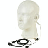 Handheld Transceiver Earpiece Headset for Walkie Talkies, 3.5mm + 2.5mm Plug(Black)
