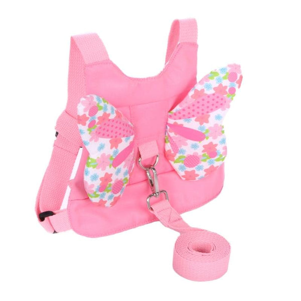 Children Anti-wandering Traction Rope Baby Toddler Backpack, Color: Pink