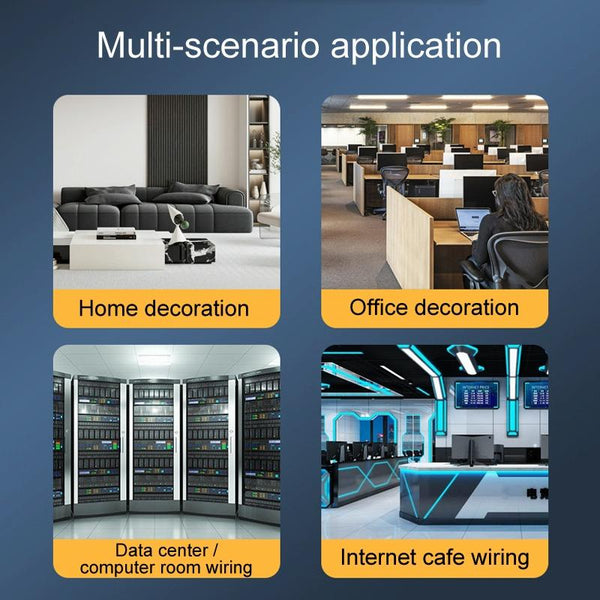 1U 100pcs / Can JINGHUA S688 Gigabit Transport Cabling Extruded Super Cat6 Dual Shield RJ45 8P8C Connector