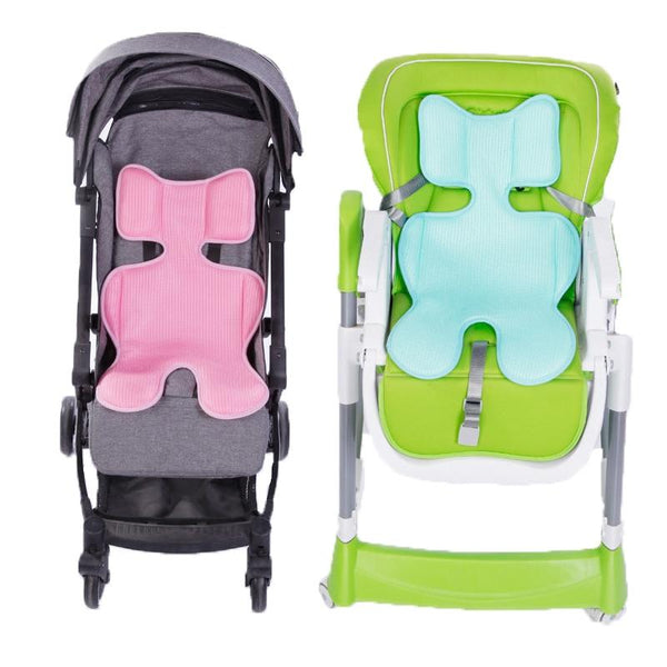 3D Baby Cart Mat Four Seasons Universal Baby Dining Chair Mat(Blue)