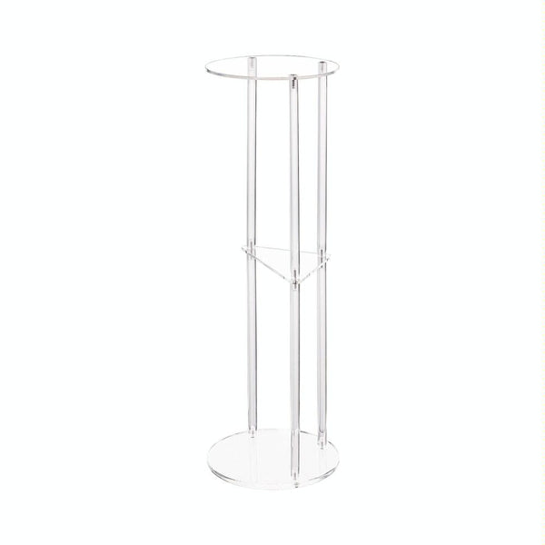 3 Layer Acrylic Round Table Bedroom Living Room Wine Table(131)