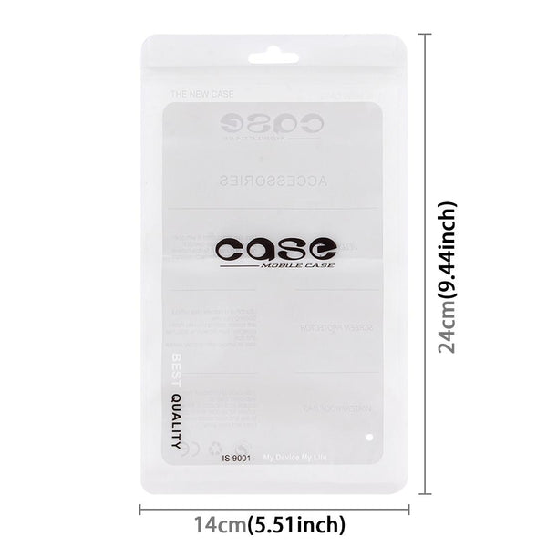 100 PCS Transparent PVC Not Waterproof Dry Packing Bag Case Fishing Kayak Beach Snowboard Pouch for Mobile Phones, Outer Size: 24cm x 14cm, Inner Size: 19.9cm x 12.9cm