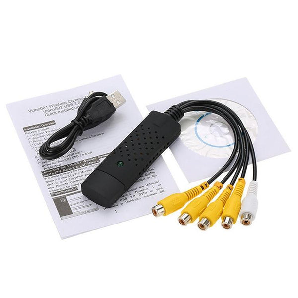 USB 2.0 4CH DVR Video Capture Card - Windows Compatible